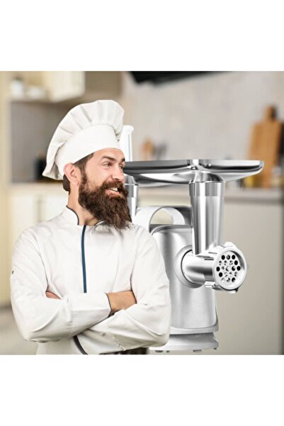 Floria Meat Grinder ZLN7966, Power 1300W, Two Blades, Reverse Function, Steel Blade, White