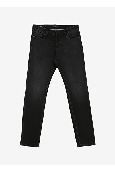 Jack & Jones Siyah Erkek Düşük Bel Slim Fit Denim Pantolon JJIGLEN JJICON SQ ...