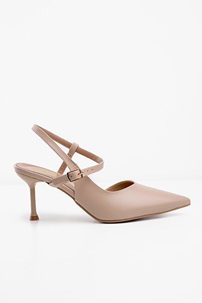 Cochines Women's Kitten Beige Cream Elegant Short Heel Evening Dress Stiletto Pointed Classic Heeled Shoes