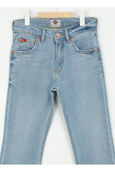Lee Cooper FLARE EASTER BLUE Normal Bel Mavi Kız Çocuk Denim Pantolon 242 LCG 121007