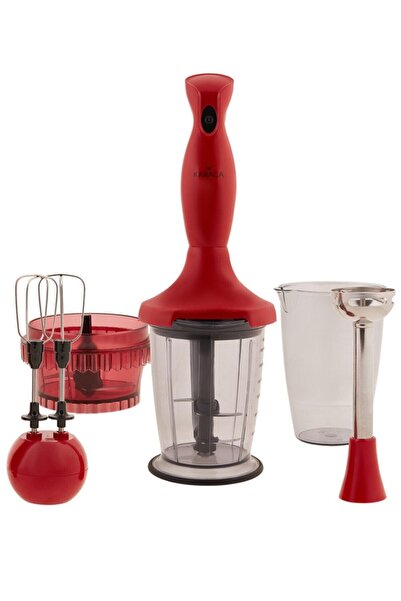 Karaca Maximix Blender Set Retro Kırmızı