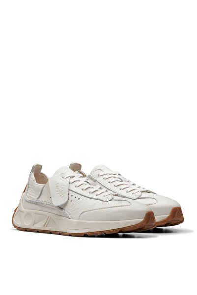 CLARKS Beyaz Kadın Deri Sneaker 26176397