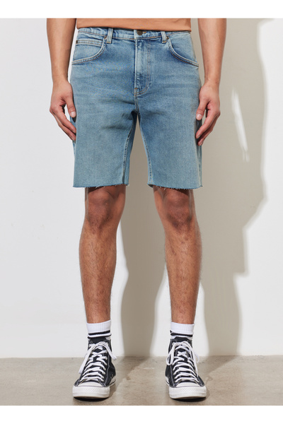 Lee Erkek T-shirt L231141404_5 Cep Jean Şort