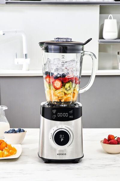 Karaca Μπλέντερ Smoothie Inox 1800 W - Ψηφιακή οθόνη