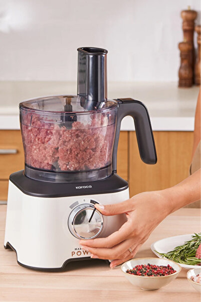 Karaca Mastermaid Power Multifunctional 10 In 1 Pearl White Mutfak Robotu, Blender Seti 2000w