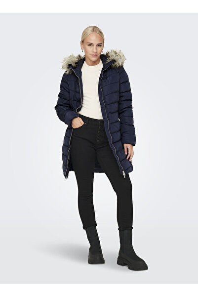 ONLY Lacivert Kadın Kaban 15183994