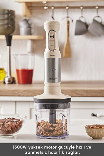Karaca Mastermaid Prosteel 1500w Blender Seti Soft Cream-ınox