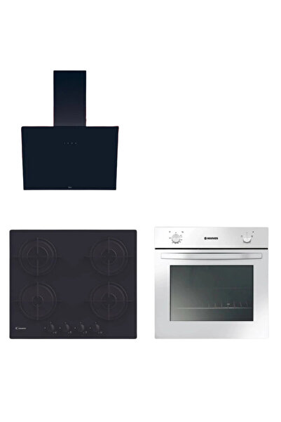 Hoover & Cand-y Alvento Ankastre Set ( HON100W Fırın + CVW6BB Ocak + HDG6C1GBTK Davlumbaz)