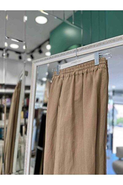 MERAM BUTİK Yaqa Virgo Pants - Beige - 42