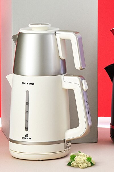 Karaca Berry Tea Xl 2in1 Çelik Demlikli Çay Makinesi Ve Kettle Mulberry