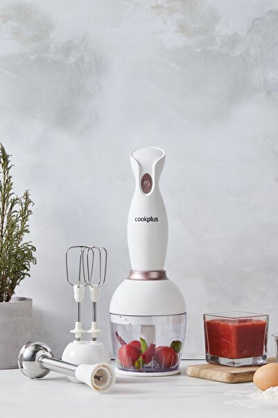 Cookplus Midimix Blender Set Krem Gold 1000w
