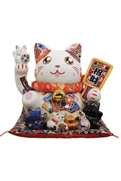 MOBI Pisică decorativă norocoasă pentru atragerea fericirii și a bogăției