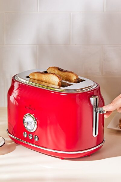 Karaca Retro Toaster Red
