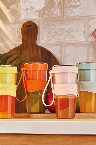 Cookplus Pink Taşınabilir Şarjlı Smoothie Blender