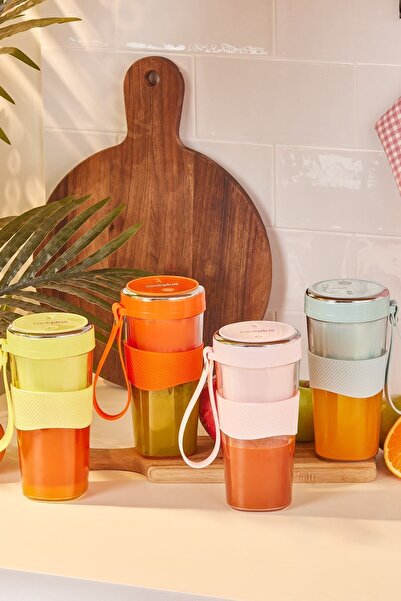 Cookplus Pink Taşınabilir Şarjlı Smoothie Blender