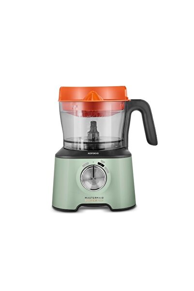 Karaca Mastermaid Power Max 11 in 1 Mutfak Robotu Soft Green 2500W