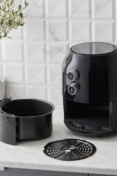 Karaca Multifry egyszemélyes olajsütő fekete 3,5 Lt