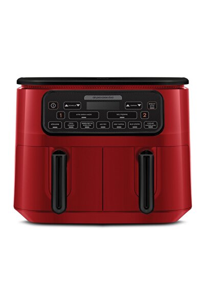Karaca Air Pro Cook Duo Köz Xxxl 4+4 Litre Airfryer Ruby 8 Kişilik