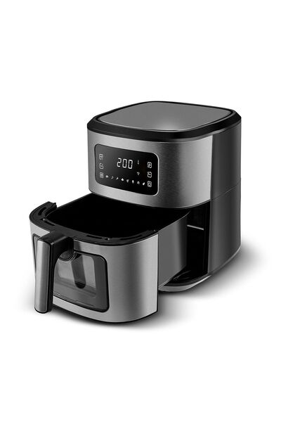 Karaca Inox Multifry XXL 6,5 λίτρων - Ψηφιακή φριτέζα με γυάλινο παράθυρο