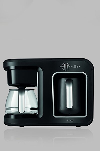 Karaca Hatır Plus 2 In 1 Kahve Makinesi Black Chrome