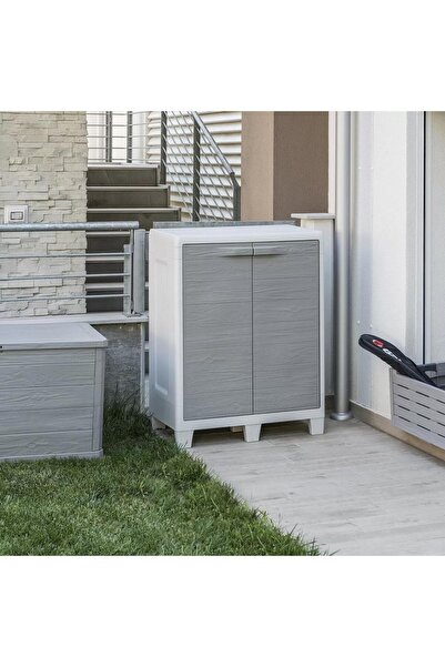 Genel Markalar Woody's XL Base Kısa 2 Raflı Banyo Dolabı, Mutfak Dolabı, Plas...