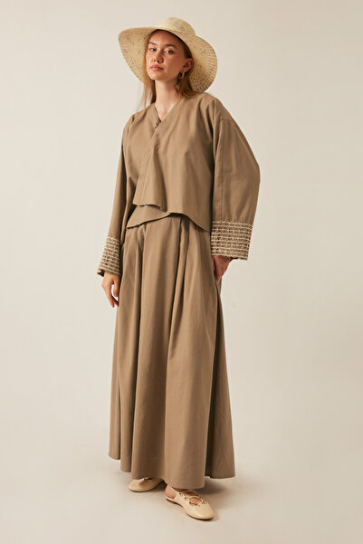 ZÜLAYS Dora Kimono Takım Camel