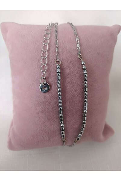 Amethyst Love 925 Gümüş Mors Alfabesi Bileklik mors alfabe hediye Çift Bileklikleri