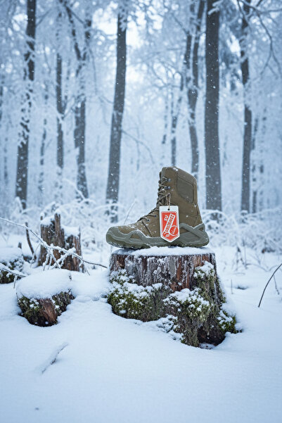 Haff shoes U-Force Erkek askeri bot (Taba-Renk)