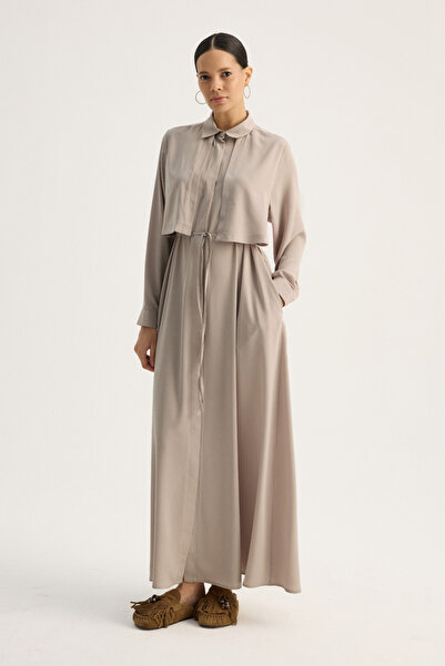 ZÜLAYS Medine İpeği  Elbise Taş