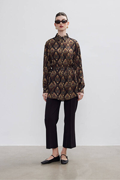 BE BLUE ΠΟΥΚΑΜΙΣΟ VINTAGE ΜΕ ΕΘΝΙΚΟ ΣΧΕΔΙΟ