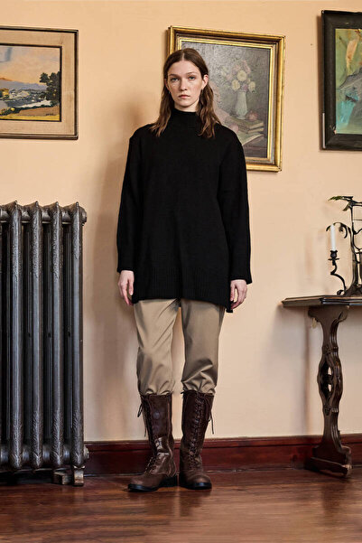 BE BLUE Black Soft Sweater