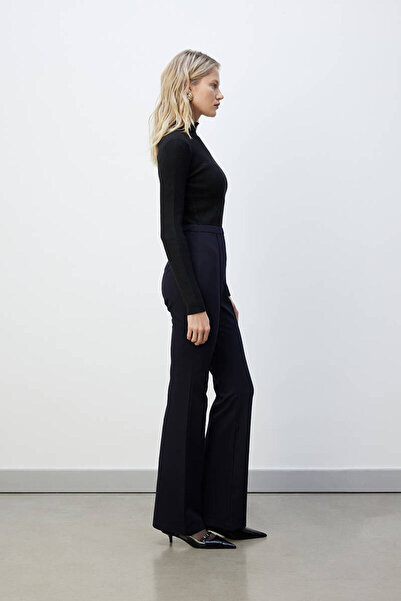 BE BLUE NAVY BLUE SPANISH CROWN TROUSERS