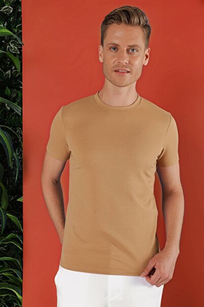 Efor TS 852 Bej Spor T-Shirt