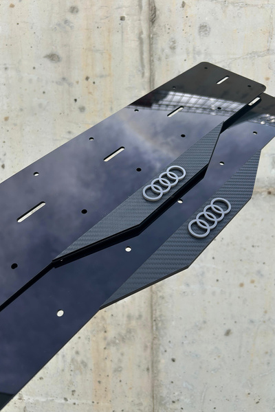 Pleksimanya Audi Ful Pleksi Çerçevesiz Plakalık