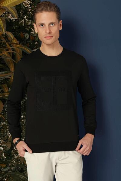 Efor TS 873 Slim Fit Siyah Spor T-Shirt