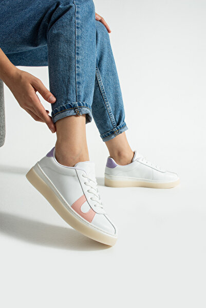 TexFoot حذاء رياضي نسائي من جلوريا مصنوع من الجلد الطبيعي مع نعل داخلي مريح م...