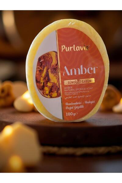 KALENATURAL أورهانجازي زيت زيتون مصنع صابون إسفنجي عنبر 100 جرام