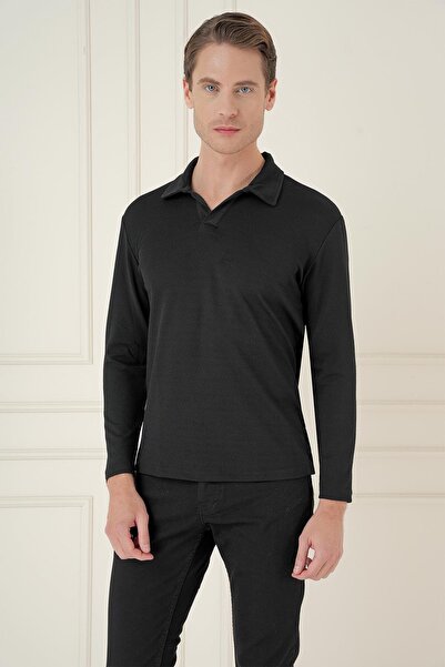 Efor TS 890 Slim Fit Siyah Spor T-Shirt