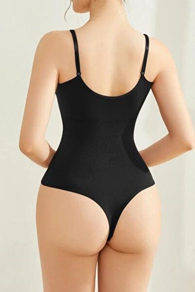 FİT1BEDEN Fit1beden 2 Beden İnceltici Sıkılaştırıcı Lazer Kesim Tanga Zıbın K...
