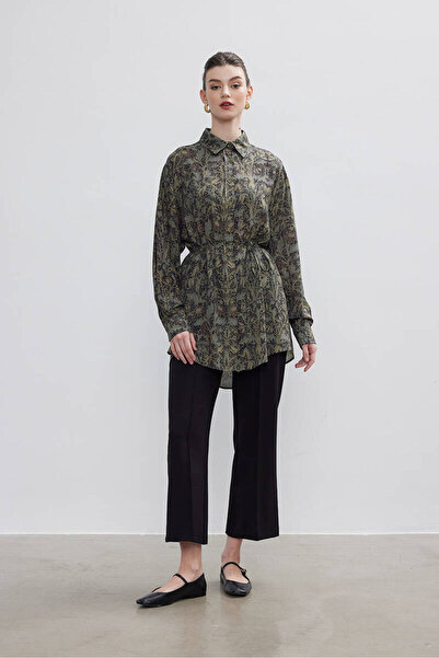 BE BLUE Πουκάμισο Vintage με ρετρό φλοράλ σχέδιο