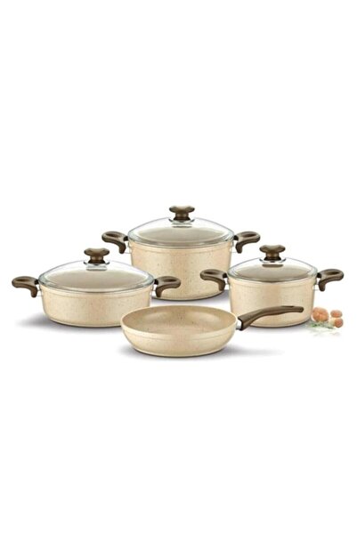 gülsan Saffron 7 Piece Granite Cookware Set
