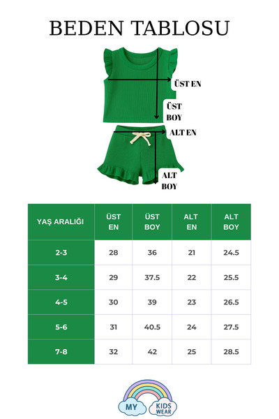 My Kids Wear Frilly lány rövidnadrág szett