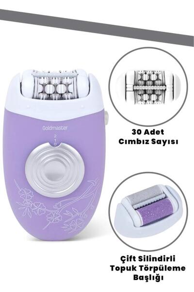 GOLDMASTER Lavin Şarjlı Epilasyon Cihazı GM-8165