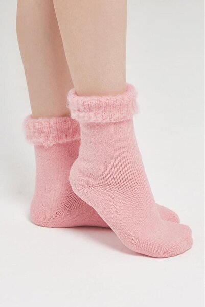 Bolero جوارب حرارية شتوية نسائية باللون الوردي