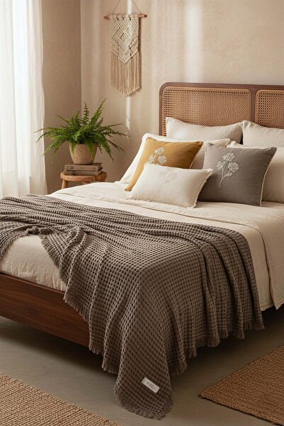 JOJOMIA Norry Double Bedspread 240X260 Soil