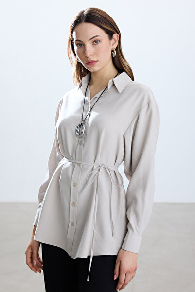 BE BLUE Vintage Stone Modal Shirt