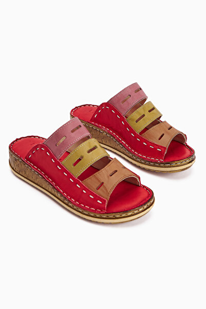 Limoya Κόκκινες γυναικείες παντόφλες 1CYB1347