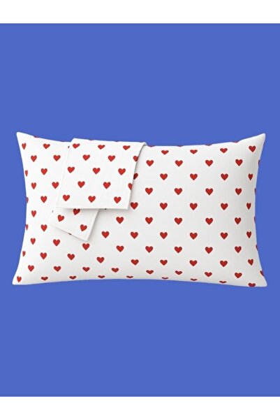 Mamcrazy Amour 100% Cotton Pillowcase – Heart Pattern Set of 2