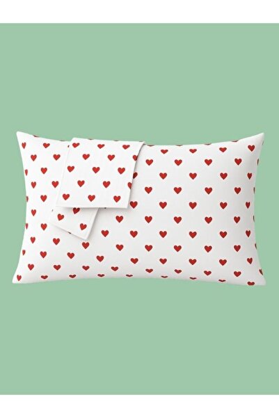 Mamcrazy Amour 100% Cotton Pillowcase – Heart Pattern Set of 2