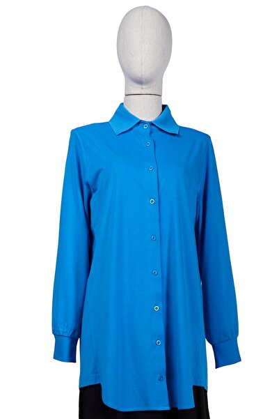 Invee Риза от пениран памук с модал SAX